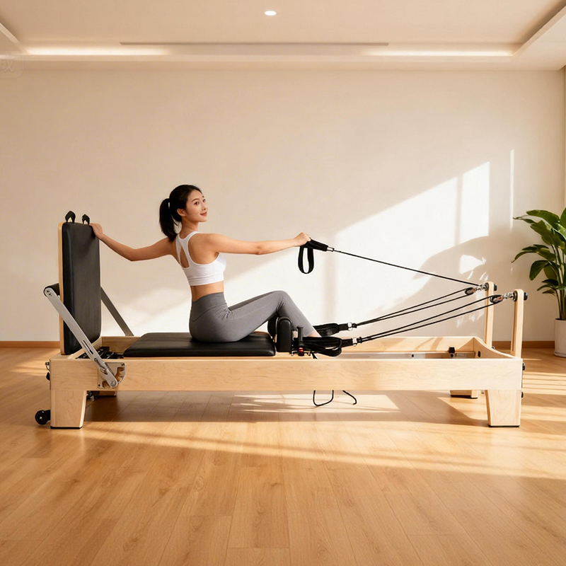 Pilates Yoga Machine - Przenośny, regulowany reformer do pilatesu z