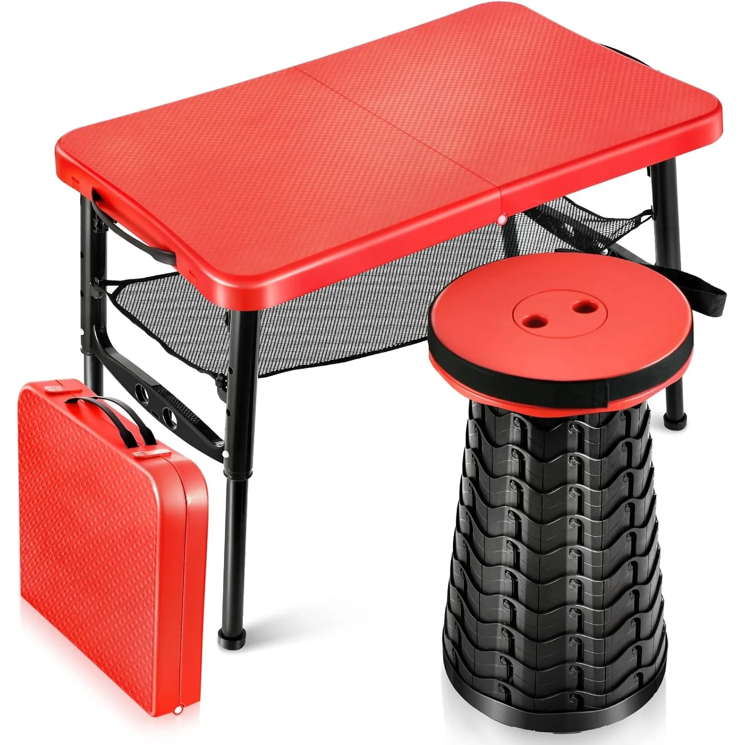 Inversion Table Fold - Zestaw składanych stołów i stołków Przenośny