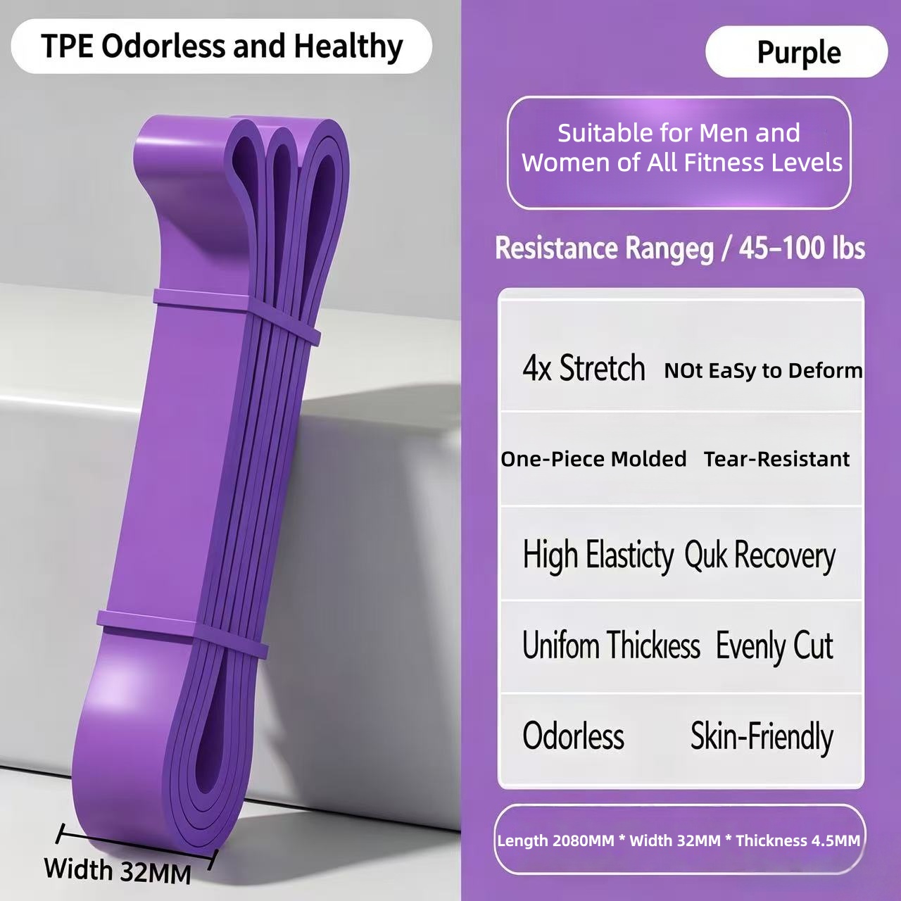 Elastyczne taśmy oporowe TPE,  – Difference Pilates And Yoga recenzja i cena